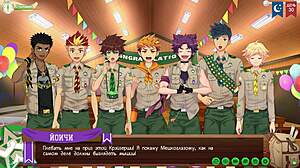 Trying on costumes in friends camp path 2 episode 55?