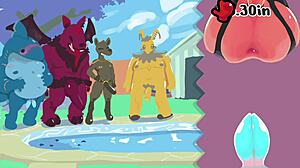 help stretch jill valentine's resident evil asshole wide for valentine's day hentai