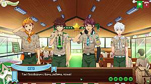 game friends camp episode 4 yaoi anime bros return for intense 3d hentai action with russian voices