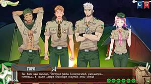 Game Camp of Friends Path 2 Ep 71 Relaxing By Campfire Sounds Tempting Russian Voiceover