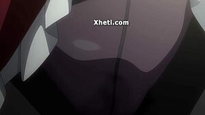 sexy anime babe begs for creampie doggystyle pussy licking and big tits bounce