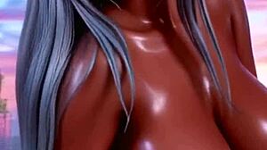 WHOA, Silver Fox Sunset's Bedroom Squeeze with Demons and Big Tits Monster Action!