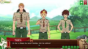 Taiga helps out in friends camp path 2 part 22, doesn't he?