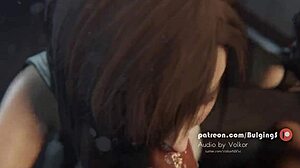 3D hentai babe sucks massive cock deep before explosive facial cumshot