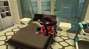 whoa that huge ass cheating wife in spandex heels takes black monster cock while hubby's in bed 😈🍑💦