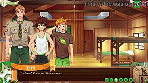 i'm playing game friends camp path 2 part 1 with way taiga's russian voiceover yaoi vibes
