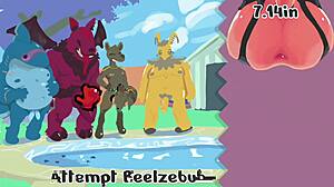 help stretch jill valentine's resident evil asshole wide for valentine's day hentai