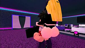 thick roblox babe big ass tits fucked anal hard dancing club midnight frenzy