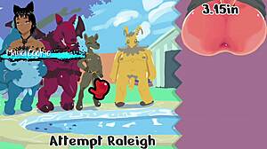 help stretch jill valentine's resident evil asshole wide for valentine's day hentai