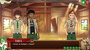 game camp of friends path 2 episode 45 gets intense with cleaning and yaoi hentai action russian voiceover