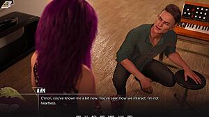 curvy giant teen caught by blind roommate huge cock femdom tits fuck university taboo