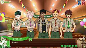 Trying on costumes in friends camp path 2 episode 55?