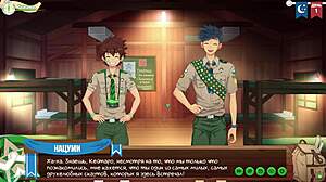 game friends camp ep 1 welcome to camp feels wild with russian voice acting going on