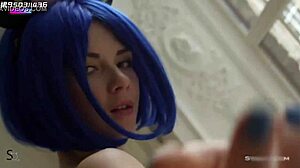 Curvy Asian gamer's fat ass licked deep while jerking off to pussy closeups