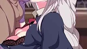 What if busty hentai girl's lips wrapped your throbbing cock tight?