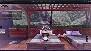 beach bet gives stranger full access to young lady's curves