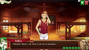 yo friends camp path 2 part 27 taiga's crew hangs out russian voiceover yaoi game fun