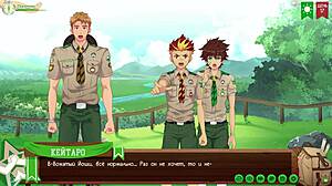 Taiga helps out in friends camp path 2 part 22, doesn't he?