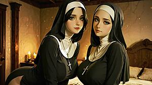 Priest's Nightly Nun Harem Creampie Selection