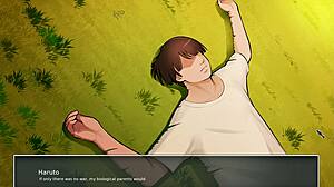 Konoha big tits milf teacher sneaks blowjob on students cock parody