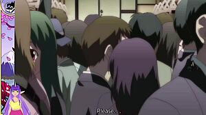 School Days hentai keeps teasing with those brunette blowjobs and facials