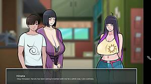 Bold Konoha Milfs Spy Himawari's Steamy Shower Scene