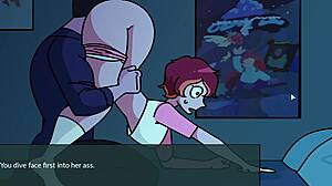 damn! lockdown dom part 20 flat chested girl licks that fat ass game parody!