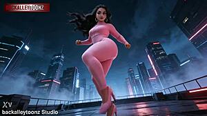 Curvy Thick Girl's Singing Too Sexy For SFW Video?!