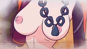 legendary fantasy elf with big tits gets missionary creampie in porn game