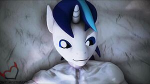 damn, luna and shining futanari fuck hard in zziowin sfm animation