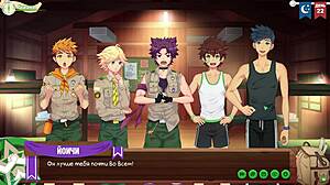 game friends camp episode 40 captures raw filming day with russian voiceover