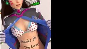 i'm obsessed with this overwatch 3d anime senta na pica dos cria amv funk