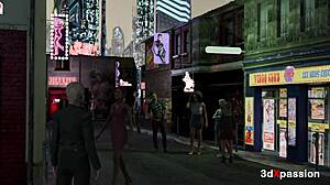 total drama slut deepthroats then rides cowgirl doggystyle anal backstage