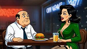 Married Housewife Legs Spread Cheating Slut Cuckold Cartoon