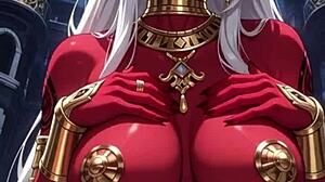 my demon girl hits those sexy poses in hot ai animation