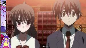 School Days hentai keeps teasing with those brunette blowjobs and facials