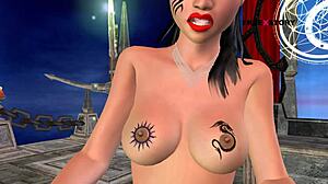 Neha bhabhi's sexy poses in Hindi audio chudai story part 21 animated Indian cartoon adventure