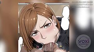 nobara kugisaki takes bbc anal training in jujutsu kaisen hentai dub