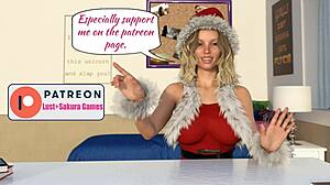 Whoa! Christmas Webcam Striptease 3D Sweet Dreams Special Gets Me So Hot!