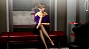 3d hentai big tits creampie anime babe gets pussy filled in laundry scene