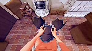 pov xinyan genshin impact gets rough anal doggystyle creampie uncensored small tits teen hentai fuck