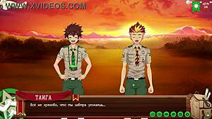 game friends camp trailer 2 ep 70, sunset chat turns steamy? russian voiceover