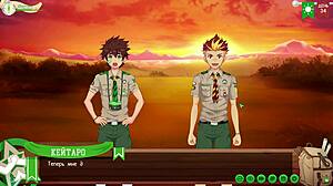 game friends camp trailer 2 ep 70, sunset chat turns steamy? russian voiceover