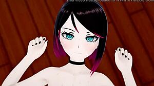 Pale Emo Anime Slut's Tight Pussy Gets Stuffed Full - Wow!!