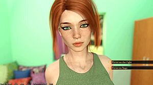 Busty Redhead Deepthroats Freshman Cock Swallows Cum