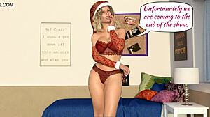 Whoa! Christmas Webcam Striptease 3D Sweet Dreams Special Gets Me So Hot!