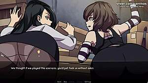 two big ass stepsisters crave stepbro's huge cock doggystyle anal pussy threesome creampies naruto game