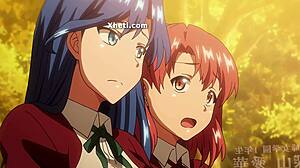 Anime hentai babe with big ass tits begs for hard doggystyle creampie lick