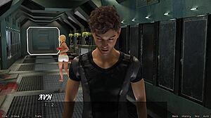 Stranded in Space 34 Hide n Seek Cute Virgin Blonde Big Tits Monster Cock Outfit Hentai Game Tease