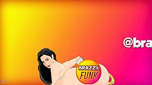 Man Wonder Woman dances brazzil funk so energetically fun